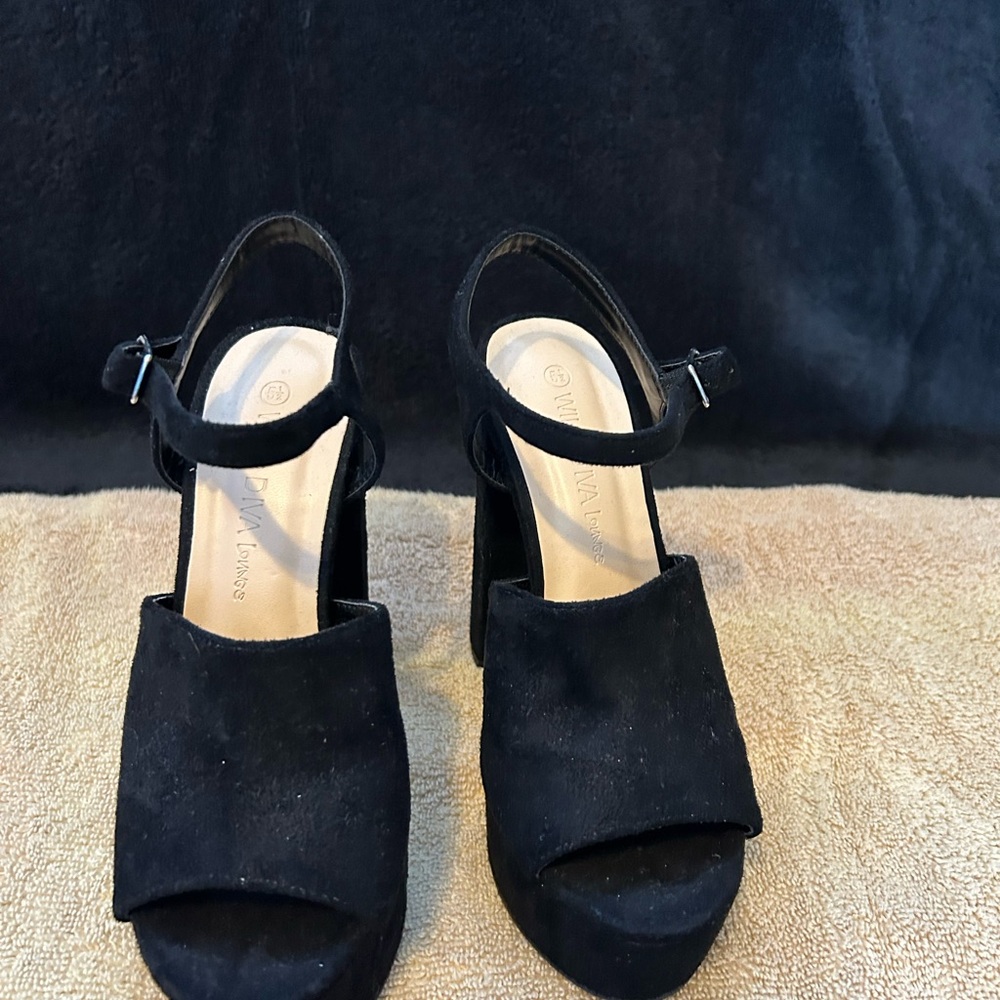 Elegant Black Women's Heels